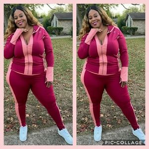Plus Size Tracksuit